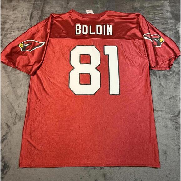 Arizona Cardinals Jersey Mens Large Red Anquan Boldin #81 NFL Vintage - Picture 4 of 8